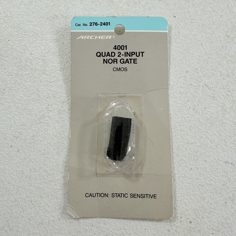 Radio Shack Archer 276-2401 4001 Quad 2-Input NOR Gate CMOS